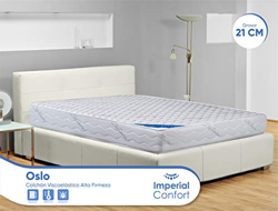 Imperial Confort Oslo - Colchón Viscoelástico acolchado alta firmeza - Grosor 21 cm - 135x190 precio