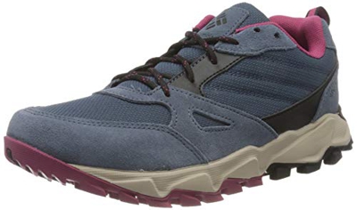 Columbia IVO Trail, Zapatillas para Carreras de montaña para Mujer, Zinc/Fucsia Oscuro, 38.5 EU