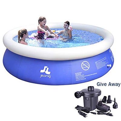 MANPATEL Piscinas hinchables Piscinas para niños Fast Set Piscina Desmontable Redonda 180 * 73cm