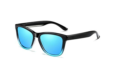 Skevic Gafas de Sol Polarizadas Hombre Mujer - Gafas para Ciclismo, Running, Deporte, Pesca, Conducir, MTB, Esquí, Golf, Bicicleta etc. Gafas de Sol M
