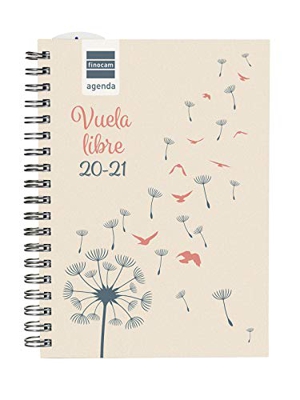 Finocam - Agenda Curso 2020-2021 para Secundaria Octavo, 120 x 169, Semana Vista Apaisada Mini Institut Vuela, Español