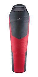 Ferrino SLEEPINGBAG LIGHTEC 800 Duvet Saco de Dormir Tiempo Libre y Senderismo, Adultos Unisex, Multicolor (Red/Grey), Talla Única características