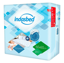 Indasbed Protector Cama Súper, 60 x 60 cm - 20 Protectores, Blanco (3805523) características