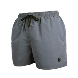 LK B.Hose - Bañador para hombre, pantalones cortos para hombres y chicos gris oscuro 6X-Large en oferta