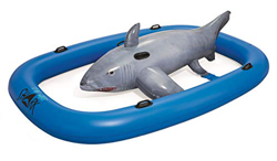 BESTWAY 41124 - Flotador Hinchable Tiburón Tidal Wave Shark Ride 310x213 cm precio