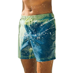 Manooby Bañador de Pantalones Cortos de Verano para Hombre Que Cambia de Color Calzoncillos Masculinos de Baño de Playa precio