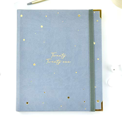 Planner Dreams 2020-2021- 16 Meses- 16 x 22 cm- Formato Carpeta- Wireo Oculto- Takenote Agendas (azul) en oferta