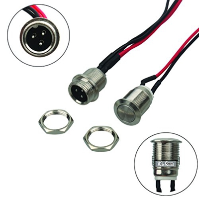 wingsmoto puerto cargador de carga Botón de encendido Repalcement Kit de cables para eléctrico monociclo Scooter Hoverboard