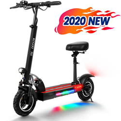 urbetter Patinete Eléctrico Adultos, 500W hasta 43Km/h, 45 Km de Autonomía, Ruedas Antirreventón de 10”, Doble Frenos de Disco Scooter Plegable con Ma características
