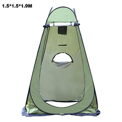 N/T Tienda De Inodoro para Acampar Tienda De Privacidad para Ducha Emergente, Tienda De Campaña Plegable Portátil Impermeable A Prueba De Rayos UV con características