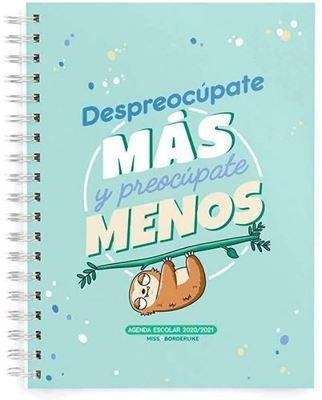 Miquelrius Agenda escolar 2020-2021 Miss Borderlike Despreocúpate