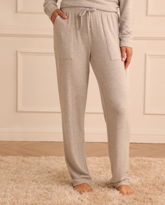 Énfasis - Pantalón De Mujer Largo Tejido Soft Con Corte Recto