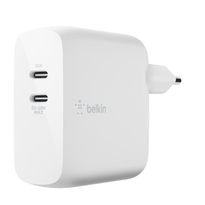 Belkin - Cargador De Red 68W Dual, GAN