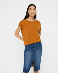 Vero Moda - Camiseta De Mujer Básica Manga Corta precio