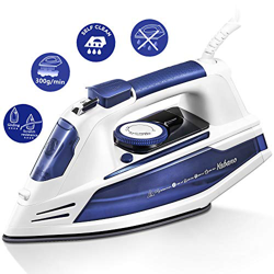 Yabano Plancha de Vapor 2400W, 320g Golpe de Vapor, Vapor Continuo 180 g/min, Suela de Cerámica, 400 ml, 2.5m en oferta