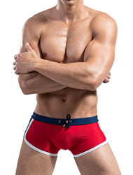 Ateid Bañador de Natación Boxer para Hombre Rojo XL en oferta