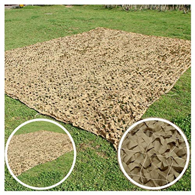 Red de Camuflaje para Camping, Desierto Malla Camuflaje Ejército para Acampar Caza Disparar Protector Solar Malla Jardín Red Toldos Terraza Sombra Vel
