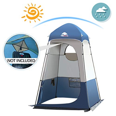 Qdreclod Tienda de Campaña 160 * 160 * 240 CM Carpa de Ducha,Tiendas instantáneas Carpas Vestidor Vestuario Gabinete de Cambio Portátil, Puede Colgar 
