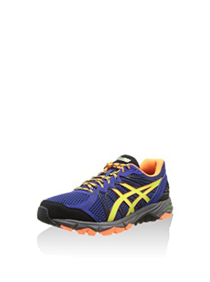 Asics Zapatillas Deportivas Running Gel-Fujitrabuco 3 Neutral Azul/Lima/Naranja EU 39 (US 6)