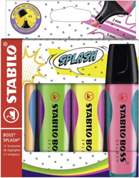 Stabilo Boss Splash 4 pcs en oferta