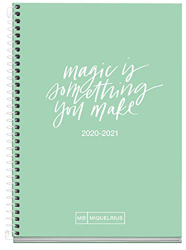 Miquel Rius - Agenda Escolar Write Curso Lectivo 2020-2021, Español, Día Página, Tamaño 117x174 mm, Papel 70 g, Cubierta cartón extraduro, Color Menta características