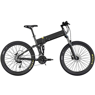 LEGEND EBIKES ETNA Smart 14Ah Bicicleta eléctrica MTB Plegable, Adultos Unisex, Negro Onyx, 52