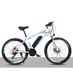 Caige Montaña Bicicleta eléctrica 250W 26" Bicicleta eléctrica con extraíble 36V 8Ah batería de Litio de 21 Velocidad Shifter Kit eléctrico de la Bici en oferta