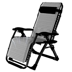DQCHAIR Tumbona de jardín Silla de jardín en jardín y Exteriores Silla Plegable de Gravedad Cero con cojín Transpirable Sillas de jardín reclinables p características
