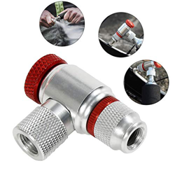 La inflación en Bicicleta CO2 Inflador Cabeza de la Bici de la válvula Perilla Cabeza inflación Boquilla Accesorios para Bicicletas de inflación rápid características