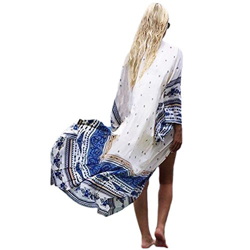 Kimono Cardigan JLTPH Mujeres Gasa Kaftan Cardigan Bikini Cover En Vestido De Playa Trajes De Baño características