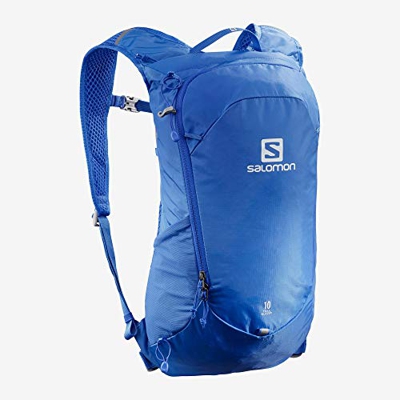 Salomon Mochila de senderismo 10L, Unisex, TRAILBLAZER 10, Azul (Nebulas Blue), LC1395600
