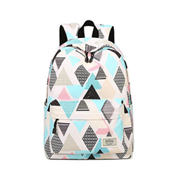 Joymoze Cartera Escolar para Niñas Impermeable - Linda Mochila para el Instituto - Mochila de Diario para Mujeres Rombo precio