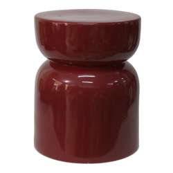 El Corte Inglés - Mesa Auxiliar De Cerámica Bob Burdeos en oferta