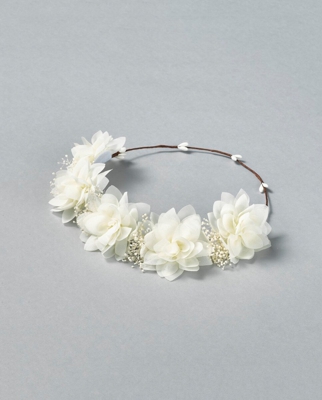 Tizzas - Diadema De Comunión Con Flores