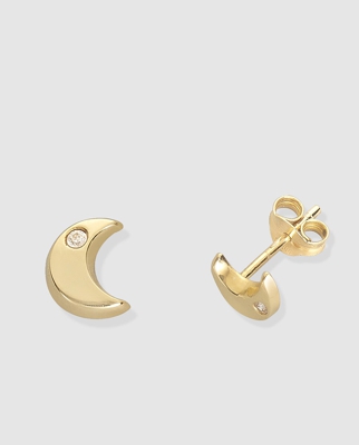 El Corte Inglés - Pendientes De Niña De Oro Con Circonita