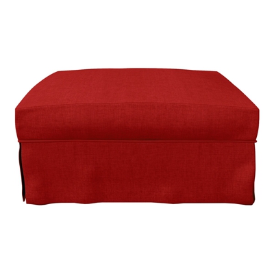 El Corte Inglés - Puf Tapizado Ripley Borneo Rojo