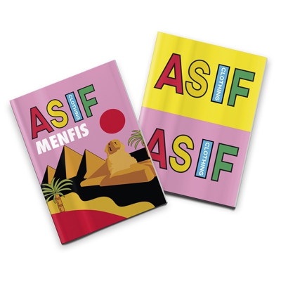 Tantanfan - Pack 2 Cuadernos Cosidos Los Javis AS IF Menfis