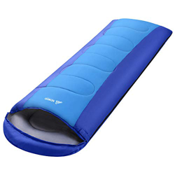 Semoo Saco de Dormir Impermeable, 190T de poliéster, Ligero para Adultos, con Bolsa de Compresión, para Acampar, Festivales, Senderismo, En Casa o Al  características