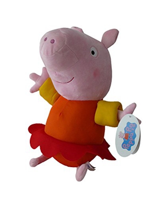 Peppa Pig - Peppa con Manguitos 20cm - Calidad super soft - Peluche - Ouast