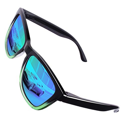 CGID Gafas de Sol Polarizadas Hombre y Mujer Retro Deportivos 80's Ultra Light Protección UV400 MJ17