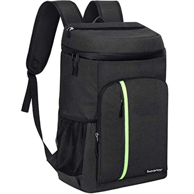 Mochila Térmica, Besrey Mochila Nevera bolsa térmica comida grande, Mochila Portatil Almuerzo de Doble Capa, Ligera, Impermeable, para playa Trabajo P