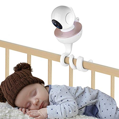 inRobert Universal Baby Monitor Soporte de cámara para montaje en pared 360 Soporte de cámara flexible sin perforación Compatible con la mayoría de lo
