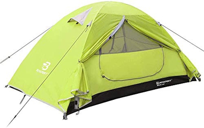 Bessport Tienda de Campaña con Dos Puertas A Prueba de UV/Viento Fuerte/Lluvia para Trekking, Campamento, Playa, Aventura, etc (1 Person, Green)