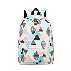 Acmebon Mochila Escolar Impermeable para Niñas y Niños con Estilo - Mochila para Portátil con Estampado Moderno Informal Rombo en oferta