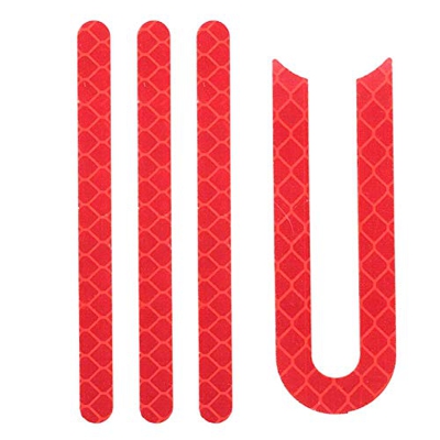 Miazhou 1 Set Delante Llanta Trasera Cubierta Neumático Protector Adhesivo Reflectante para Xiaomi M365 Patinete Eléctrico