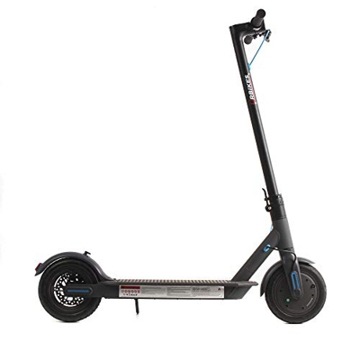 URBIKES Patinete eléctrico UBSC01 BK Negro 25Km/h Potencia 350W autonomia hasta 30Km Frenos de Disco Trasero 2 Niveles de Velocidad