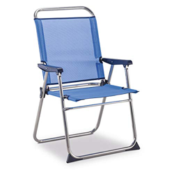 Solenny 50001072725236 -  Silla Marinera Fija  con Respaldo Alto Azul y Blanca características