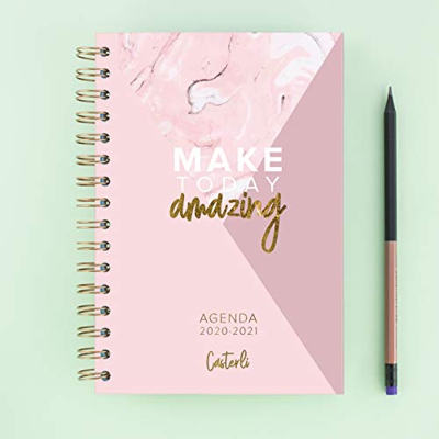 Casterli - Colección Amazing - Agenda Escolar 2020-2021, Día Página, Tamaño A5