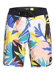 Quiksilver Highline Tijuana 19" - Boardshorts para Hombre Boardshort, Hombre, Snow White, 34 características