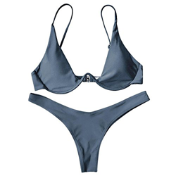 Rehao Mujer Traje de Baño, Sexy Ropa de baño Push-Up Bikini Acolchado Bra precio